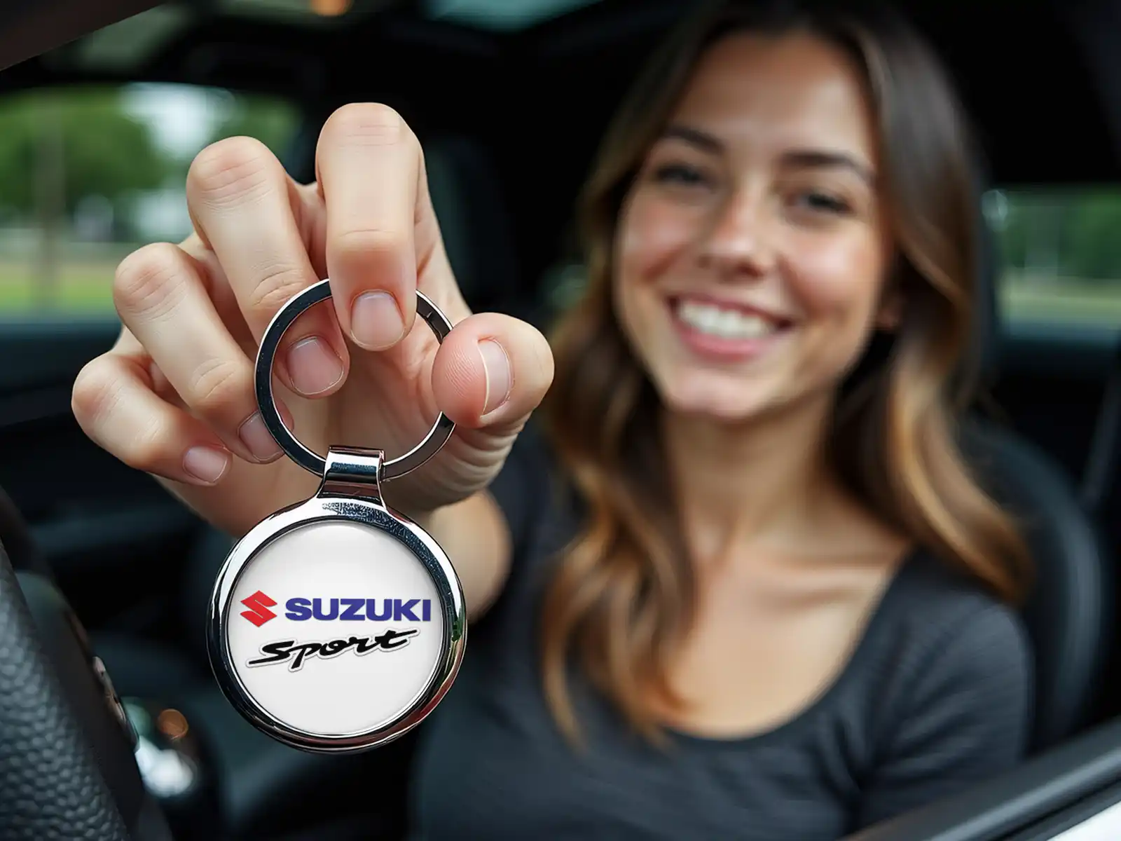 Suzuki Llaveros Anillos Máx Logo Custom